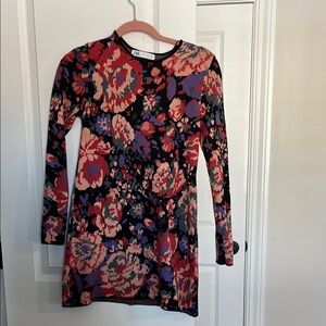 Zara Floral Long Sleeve Dress